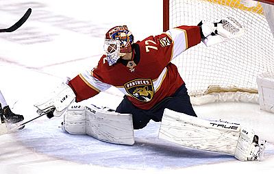 Бобровского признали первой звездой игрового дня в НХЛ